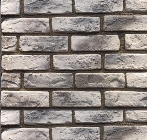 Antique Grey Textured Stonecrete Veneer Brick Wall Cladding Tile
